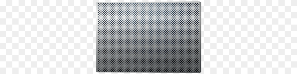 Gray Metal Background Perforated Metal Texture Canvas Polka Dot, Electronics, Speaker, Steel, Pattern Free Png Download