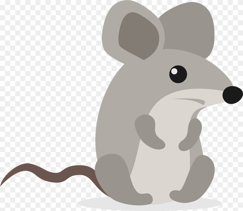 Gray Mouse Clipart, Animal, Mammal, Rodent, Fish Free Png
