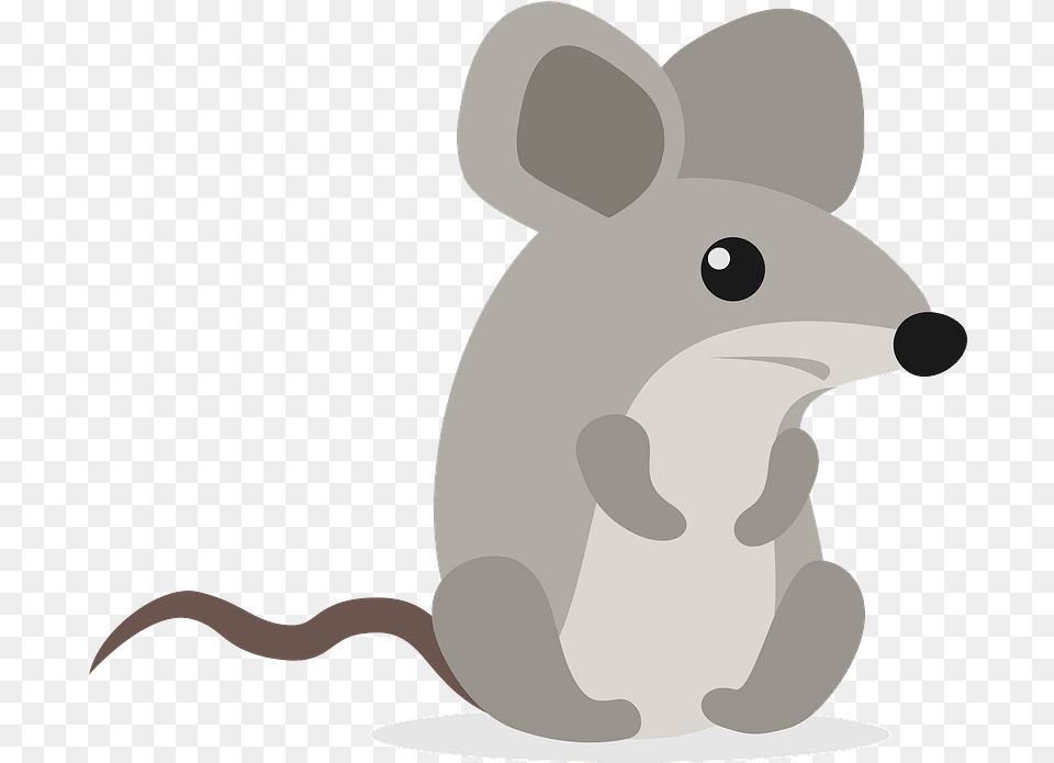 Gray Mouse Clipart Download Creazilla Gray Rat Clipart, Animal, Mammal, Rodent, Fish Png