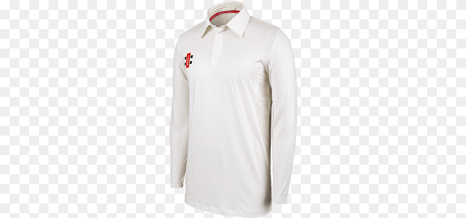 Gray Nicolls Cricket Pro Performance Ivory L S Main Gray Nicolls, Clothing, Long Sleeve, Shirt, Sleeve Png Image