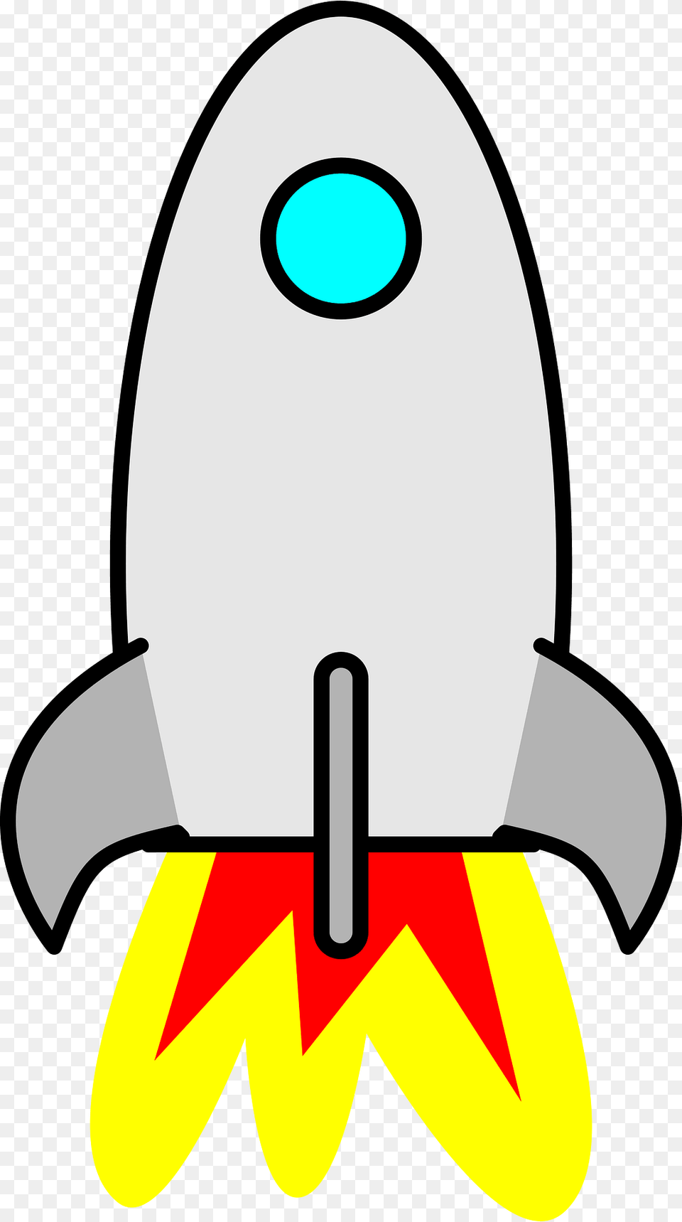 Gray Rocket Taking Off Clipart, Bow, Weapon, Food Png Image
