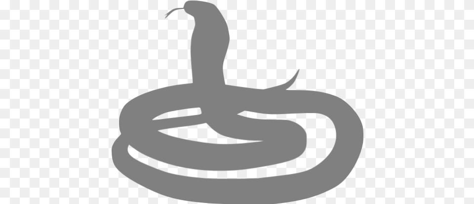 Gray Snake 5 Icon Gray Animal Icons Serpent, Reptile, Cobra, Fish, Sea Life Free Transparent Png