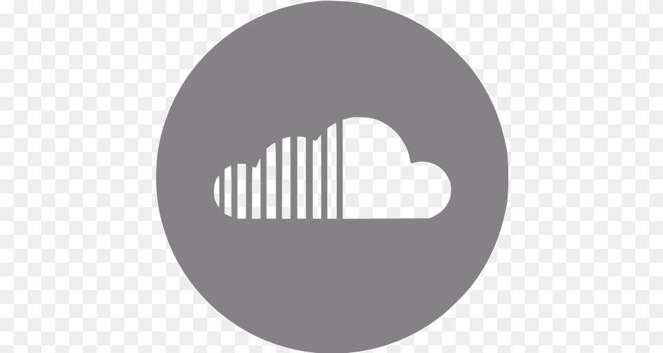 Gray Soundcloud 4 Icon Soundcloud Logo Transparent Background, Disk, Sphere Png