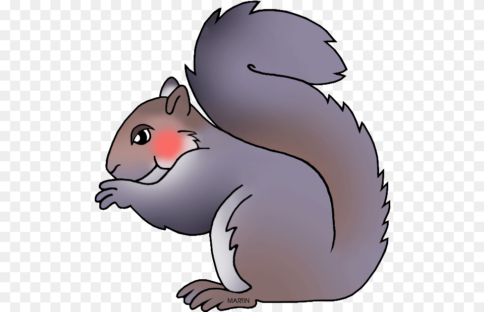 Gray Squirrel Clipart Graphic Eastern Gray Squirrel Cartoon, Animal, Mammal, Rodent, Fish Free Png Download