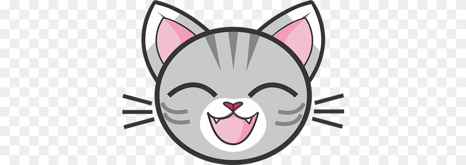 Gray Tabby Cat Disk, Animal, Mammal, Pet Free Png