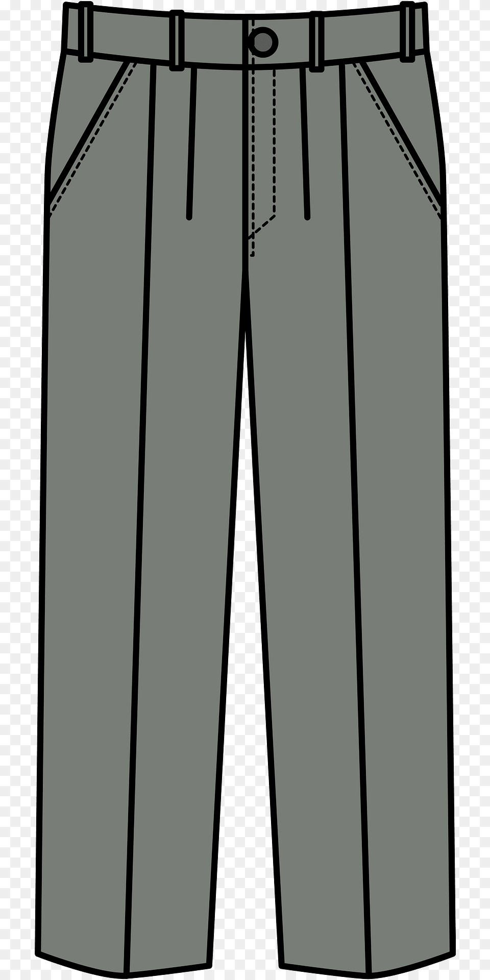 Gray Trousers Clipart, Clothing, Pants, Shorts Free Png Download