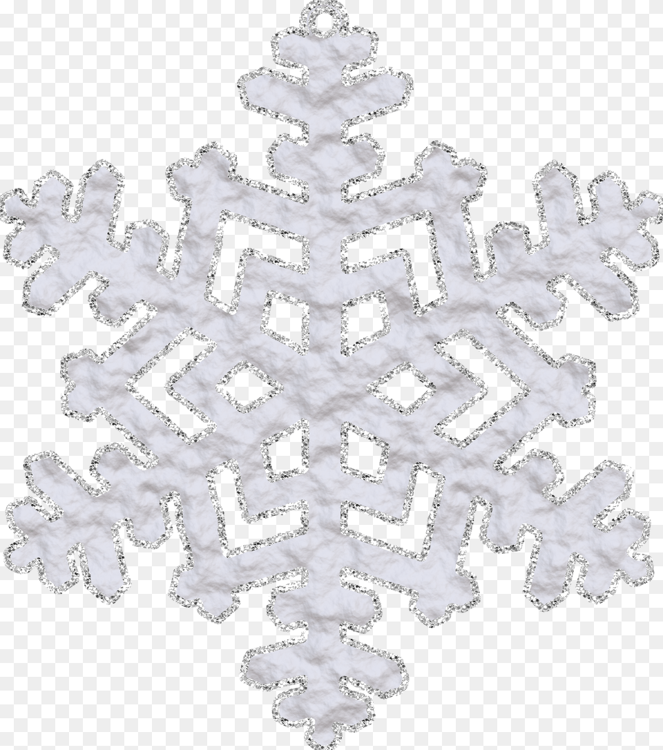 Gray White Snowflake Real Snowflake, Cross, Symbol, Outdoors, Nature Png Image
