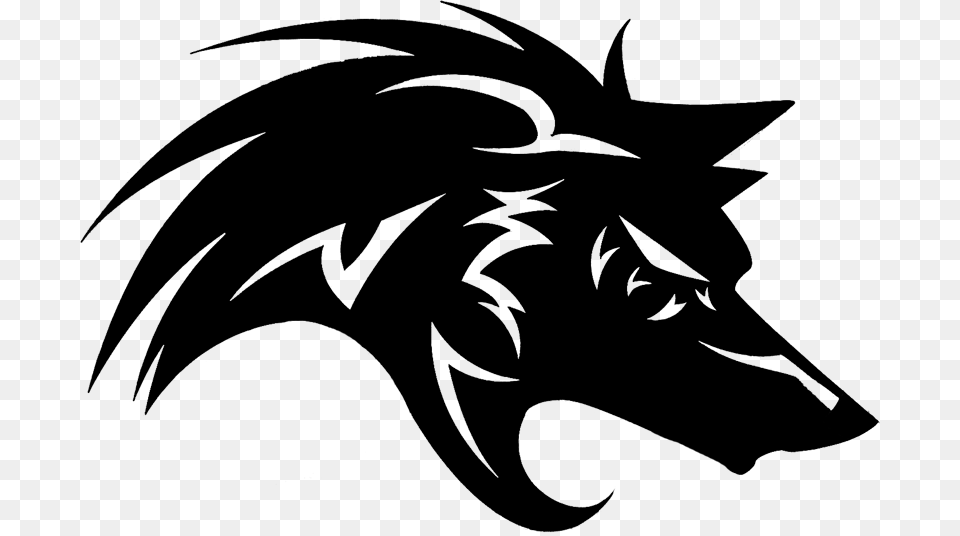 Gray Wolf Black Wolf Logo Epic Logos For Youtube, Dragon, Animal, Dinosaur, Reptile Png