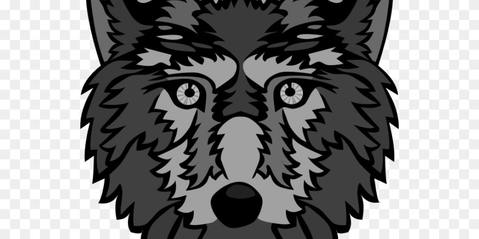 Gray Wolf Clipart Face Purple Wolfs, Animal, Mammal, Baby, Person Free Png Download