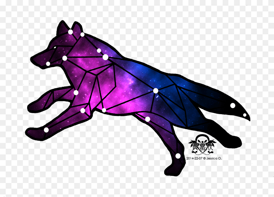 Gray Wolf Tattoo Constellation Lupus Drawing Lupus Constellation Tattoo, Lighting, Nature, Night, Outdoors Free Transparent Png