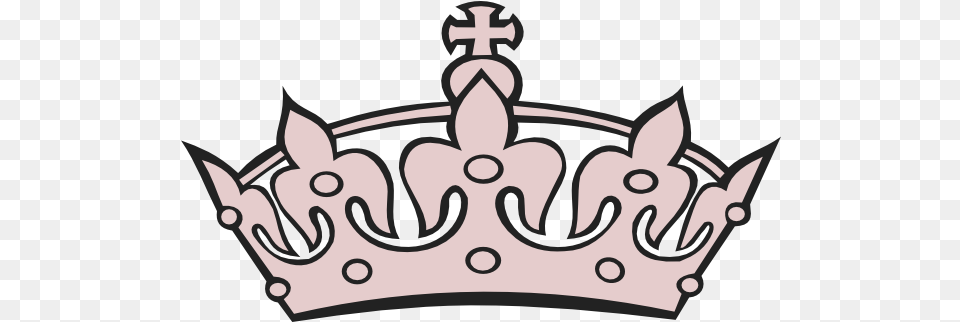Grayish Pink Tiara Clip Art Crown Clipart Black And White, Accessories, Jewelry, Baby, Person Free Png Download