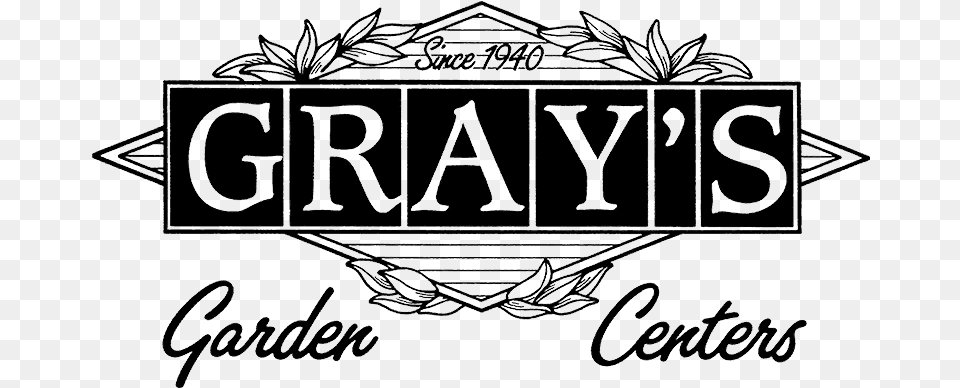 Grays Garden Center Logo Illustration, Text Free Png