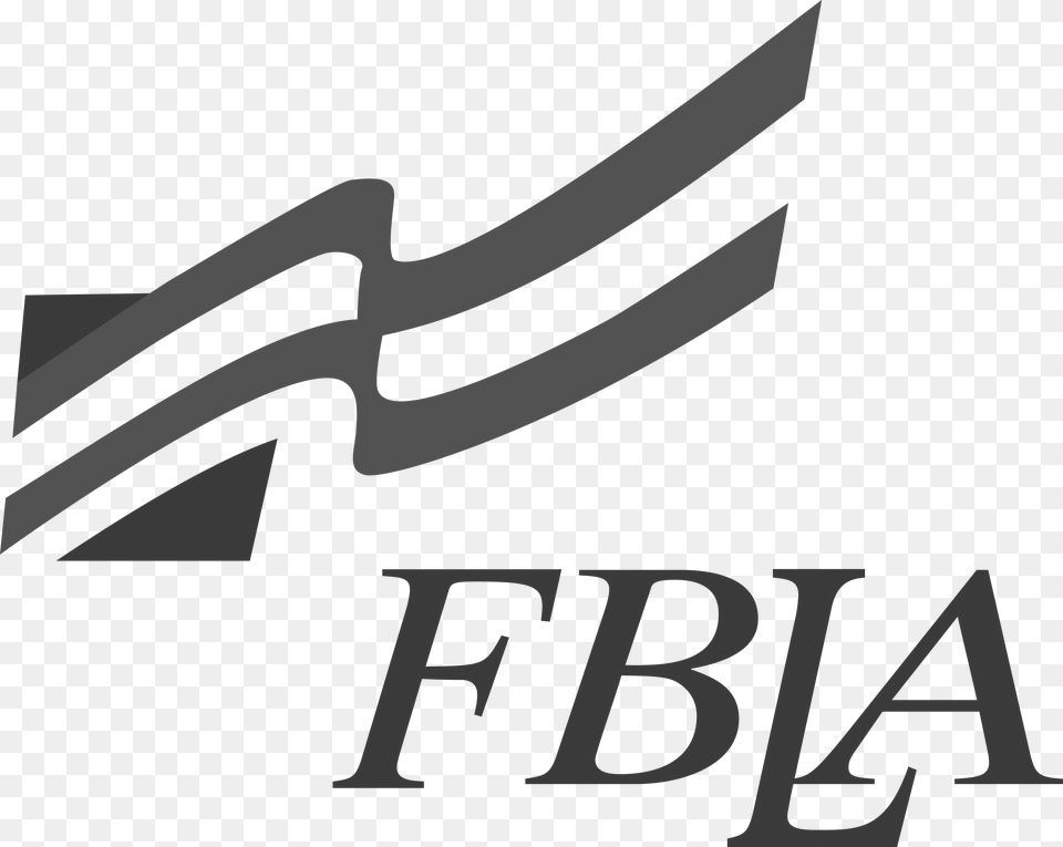 Grayscale Fbla Logo White, Text, Animal, Fish, Sea Life Free Png