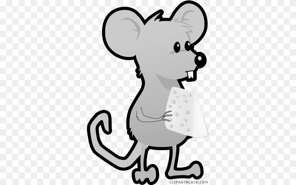 Grayscale Mouse Animal Black White Clipart Images Brown Rat Cartoon, Baby, Person Png Image