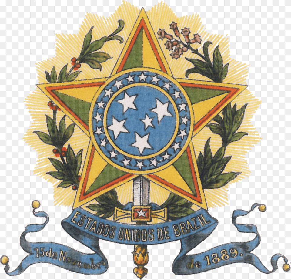 Grb Brazila, Badge, Logo, Symbol, Emblem Png