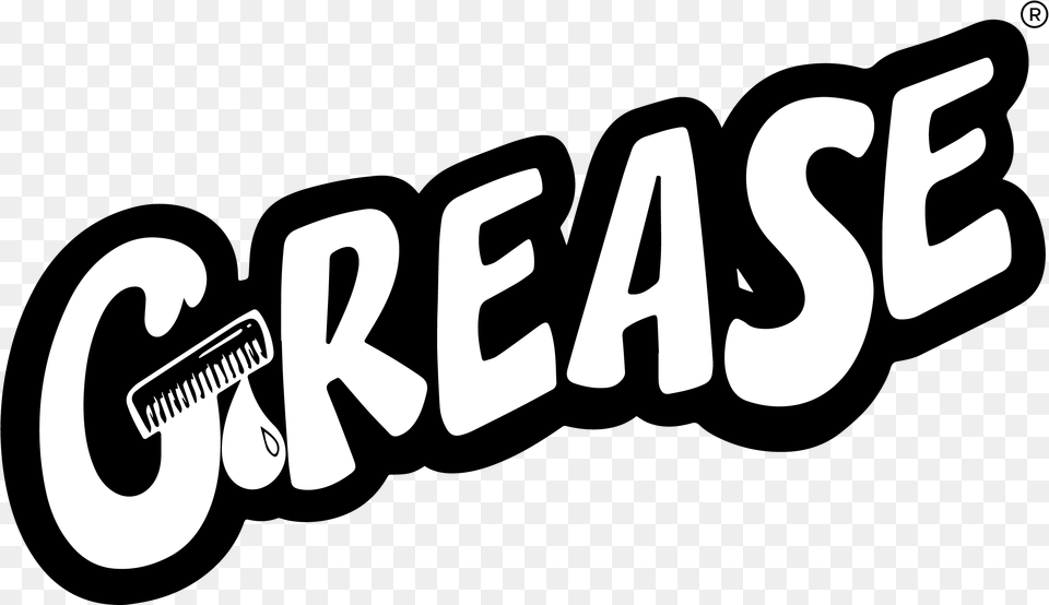 Grease The Musical Logo Grease Musical Logo, Text, Smoke Pipe Png Image