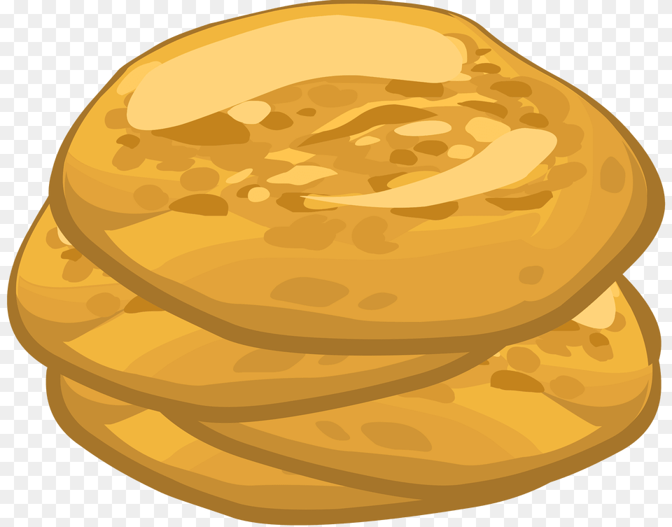 Greasy Frybread Clipart, Bread, Food, Bagel Free Png Download