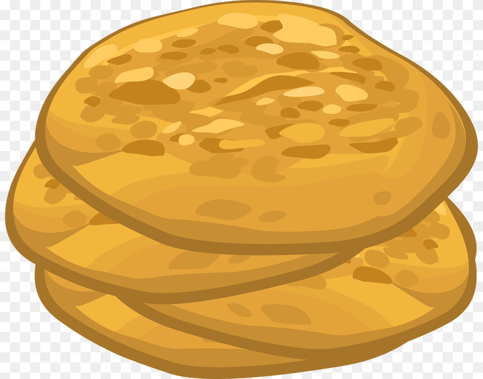 Greasy Frybread Clipart, Bread, Food Free Transparent Png