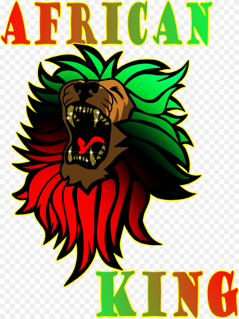 Great African King Lion With Gold Teeth Theme Shirt Do You Illustration, Book, Publication, Comics, Person Free Png Download