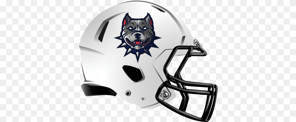 Great Animal Fantasy Football Logos Pitbull Logo, Helmet, American Football, Person, Playing American Football Png Image