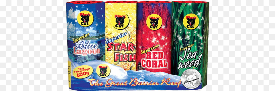 Great Barrier Reef Black Cat Fireworks, Aluminium, Tin, Animal, Mammal Free Png