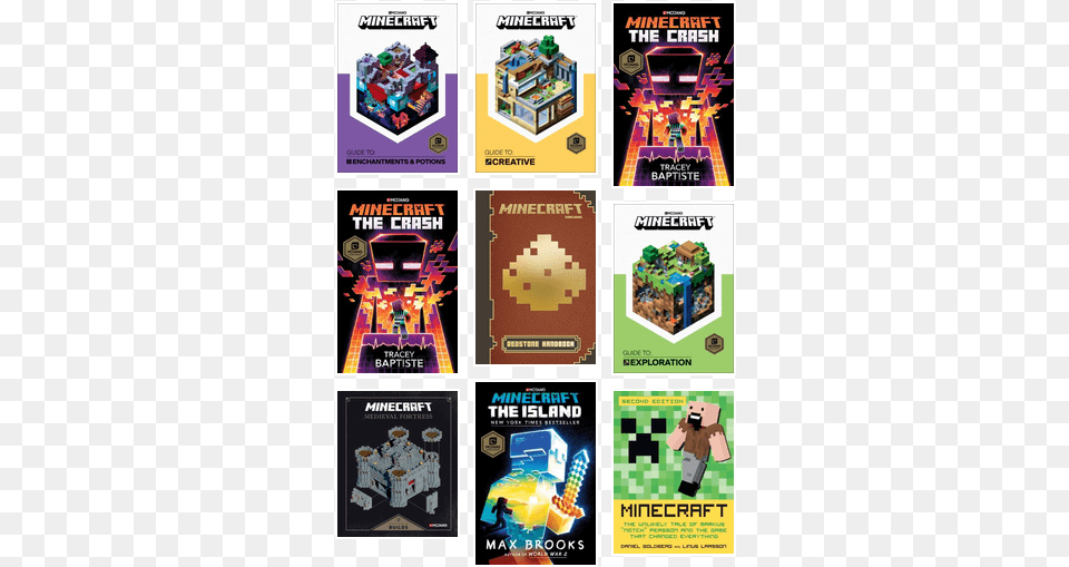 Great Books Amp More Minecraft Guide To Creative By Mojang Ab, Advertisement, Poster, Book, Publication Free Png Download