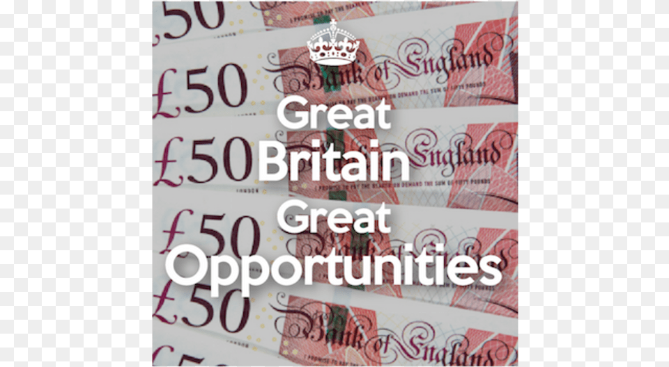 Great Britain Great Opportunities New 50 Pound Note 2011, Text, Number, Symbol Free Png