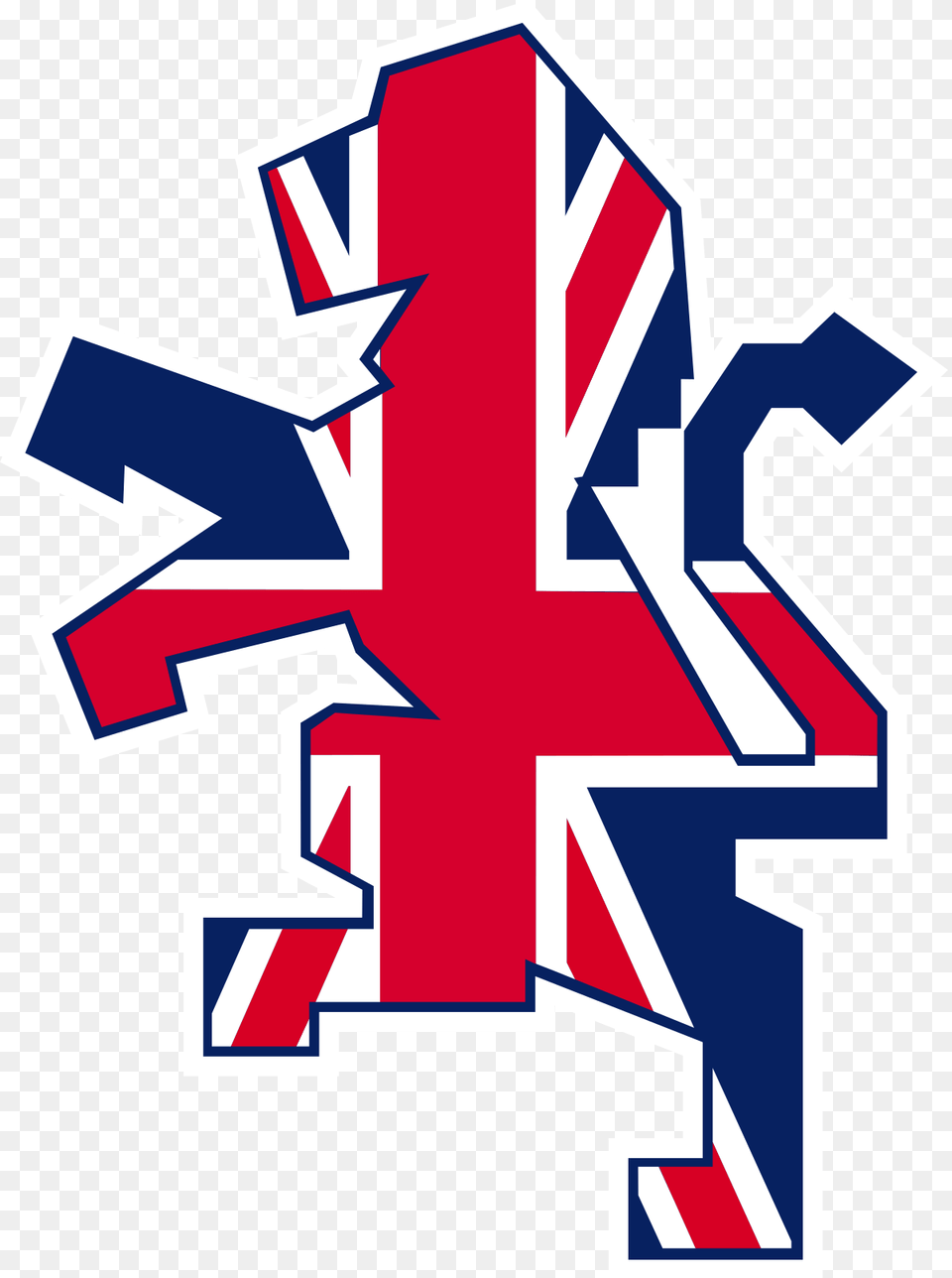 Great Britain National Ice Hockey Team Logo, Emblem, Symbol, First Aid Free Png Download
