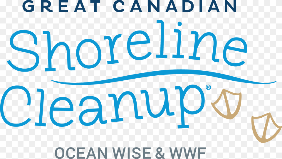 Great Canadian Shoreline Clean Up Logo Calligraphy, Text Free Png Download