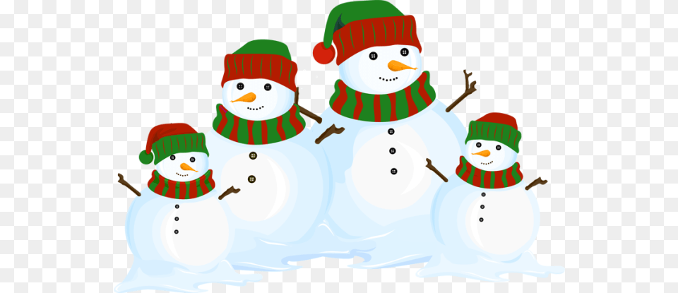 Great Clip Art Of Snowmen And Carolers Holiday, Nature, Outdoors, Winter, Snow Png Image