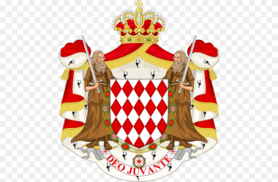 Great Coat Of Arms Of The House Of Grimaldi Of Monaco, Adult, Wedding, Person, Female Free Transparent Png