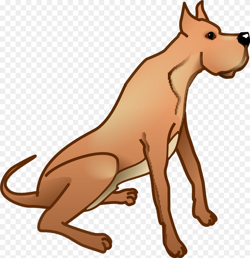 Great Dane Clipart, Animal, Kangaroo, Mammal, Canine Png Image