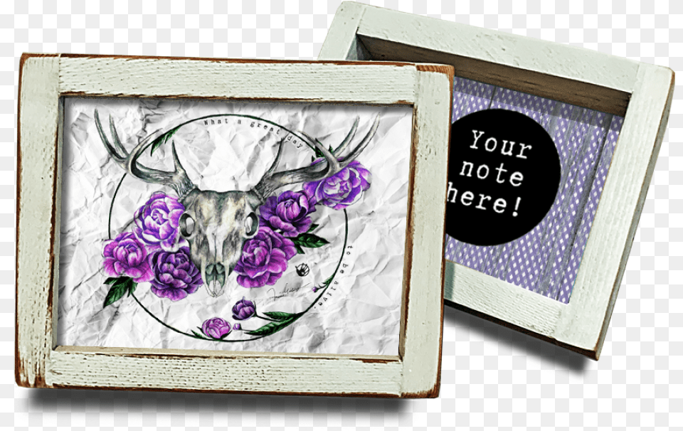 Great Day Skull Picture Frame, Animal, Deer, Mammal, Wildlife Free Transparent Png