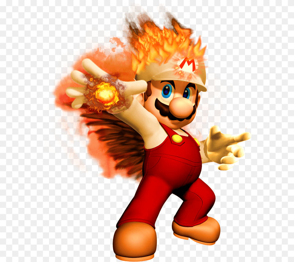 Great Fire Mario Iii Mario Fire Flower Suit, Baby, Person, Face, Head Free Transparent Png
