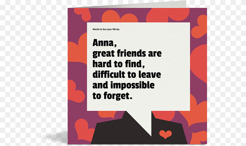 Great Friends Are Hard To Find Card Jo Nigoghossian, Advertisement, Poster, Book, Publication Png