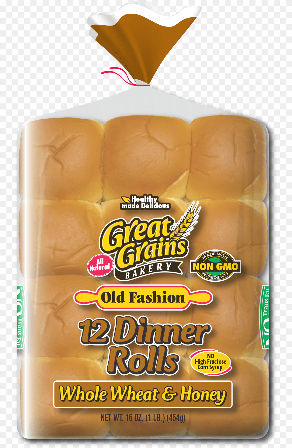 Great Grains Wheat Amp Honey Dessert, Bread, Bun, Food, Ketchup Png Image