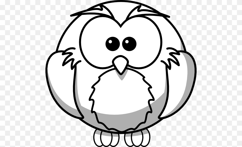 Great Gray Owl Clipart Outline, Nature, Outdoors, Snow, Snowman Png Image