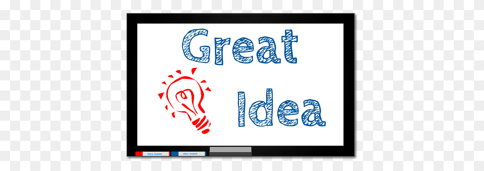 Great Idea White Board, Electronics, Screen, Computer Hardware Free Png Download
