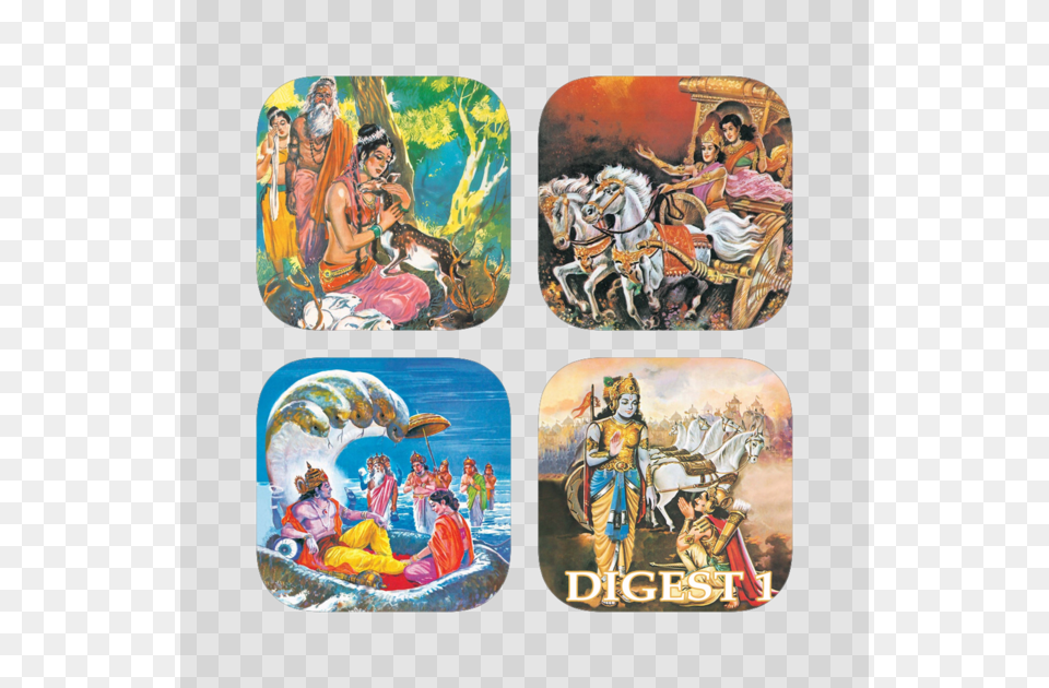 Great Indian Classics Amar Chitra Katha Mega Bundle, Art, Book, Comics, Publication Free Png