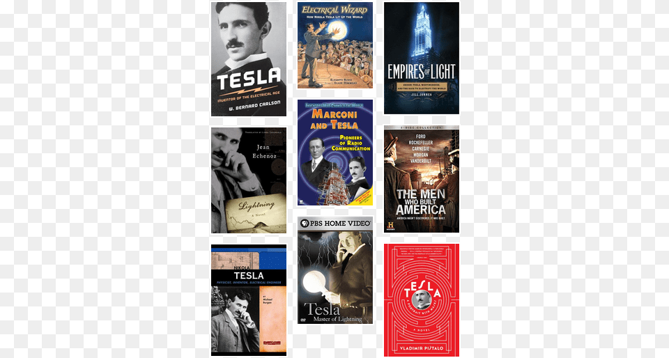 Great Lives Electrical Wizard How Nikola Tesla Lit Up, Publication, Book, Adult, Person Free Png