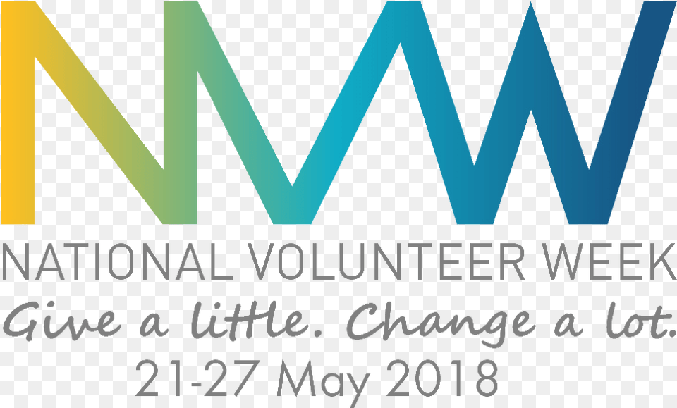 Great News National Volunteer Week 2018, Text, Blackboard, Logo Free Png