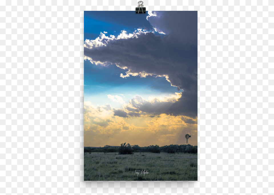 Great Plains Sunset Sunset, Cloud, Sky, Savanna, Outdoors Free Transparent Png