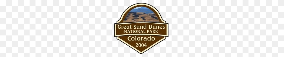 Great Sand Dunes National Park, Badge, Logo, Symbol, Blackboard Png Image