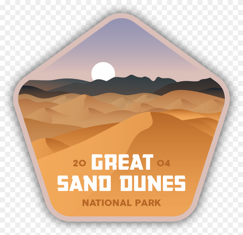 Great Sand Dunes National Park Sticker, Outdoors, Nature, Disk, Advertisement Png