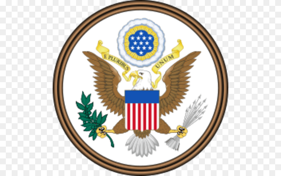 Great Seal Of The United States, Emblem, Symbol, Animal, Bird Free Transparent Png
