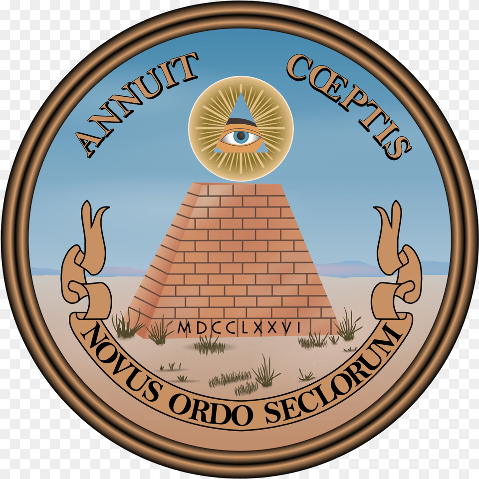 Great Seal Of The United States, Brick, Emblem, Symbol, Coin Png Image