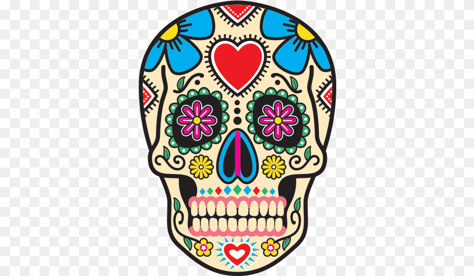 Great Selection Of Skull Art For All Your Messaging Skull Art, Pattern Free Png Download