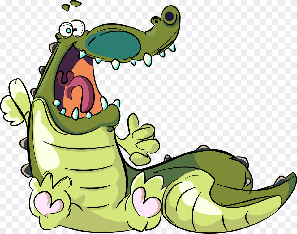 Great Smile Crocodile Clipart, Cartoon, Baby, Person Png Image