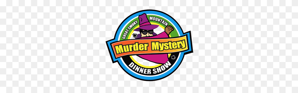 Great Smoky Mountain Murder Mystery Dinner Show In Pigeon Forge, Logo, Badge, Symbol, Sticker Free Transparent Png