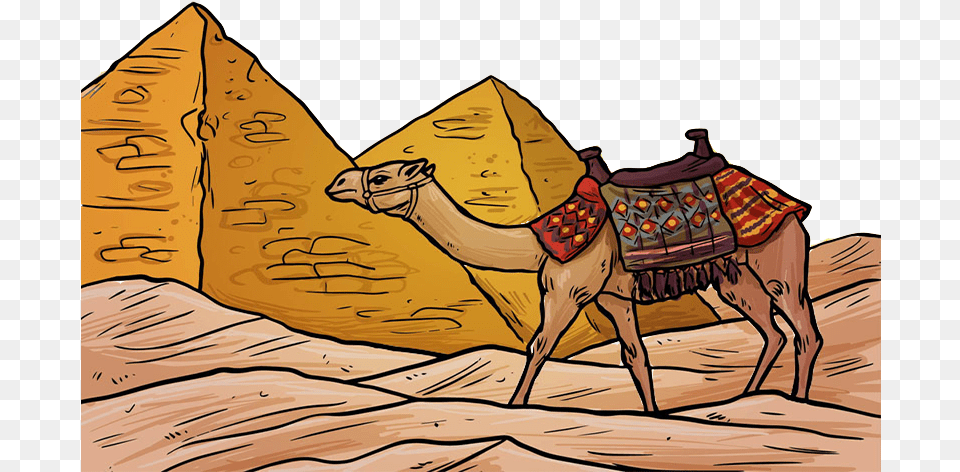Great Sphinx Of Giza Egyptian Pyramids Pyramid Piramides De Egipto En Colores, Animal, Camel, Mammal, Antelope Png